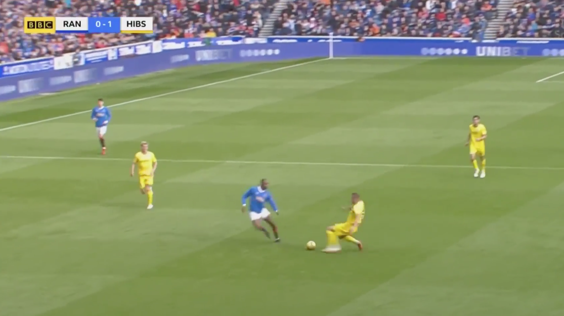Rangers 2 v 1 Hibernian, SPFL, Sunday, 3rd October 2021